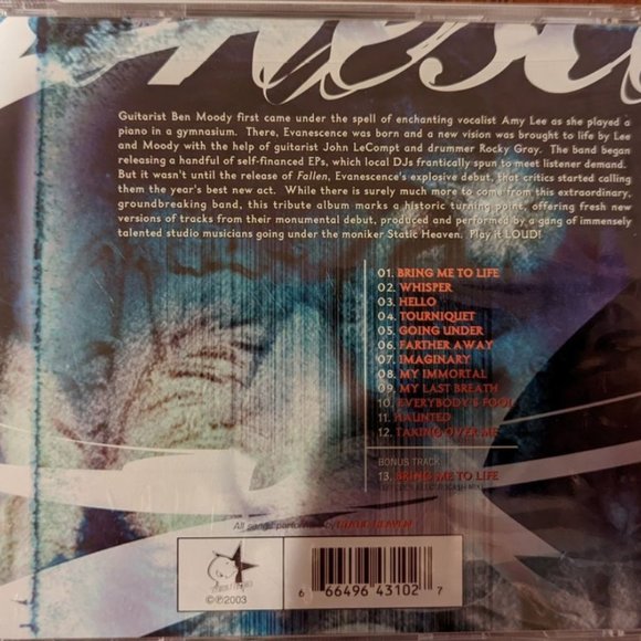 Evanescence Tribute CD - Picture 2 of 2